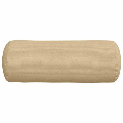 Bolsterkissen 2 pcs Grau-Grün Ø 25 x 70 cm Cordstoff