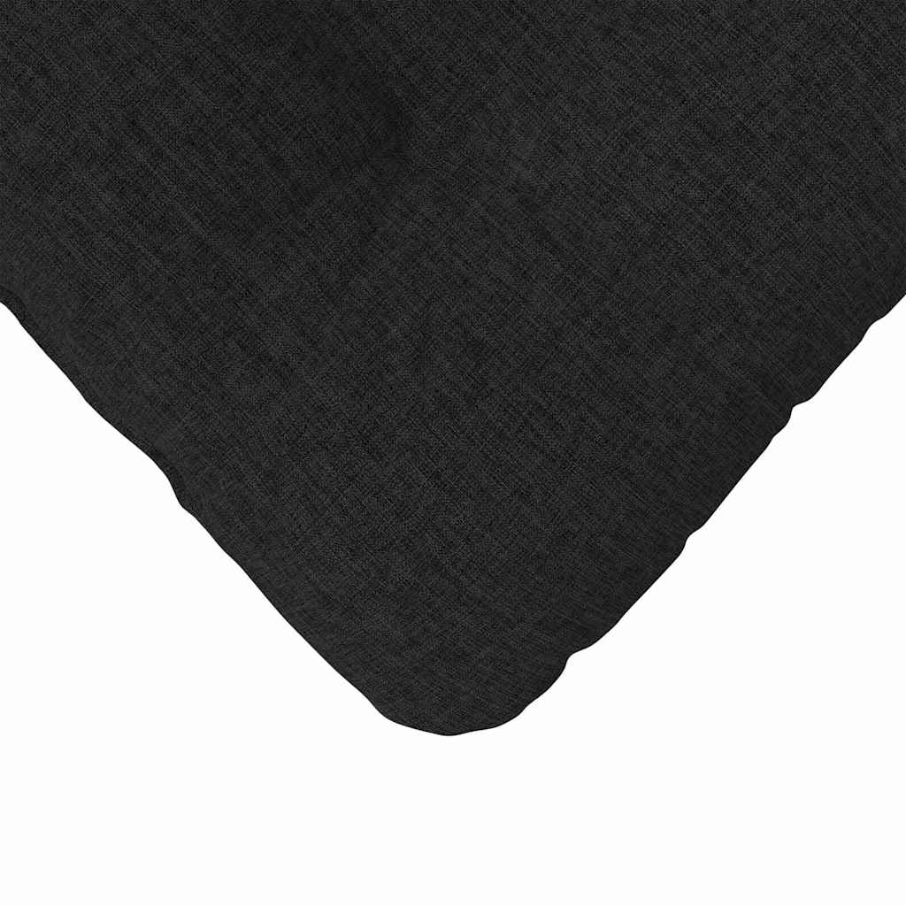 Sitzkissen 4 pcs Schwarz 40 x 40 x 12 cm Stoff