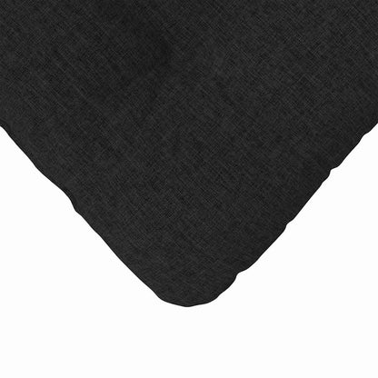 Sitzkissen 4 pcs Schwarz 40 x 40 x 12 cm Stoff