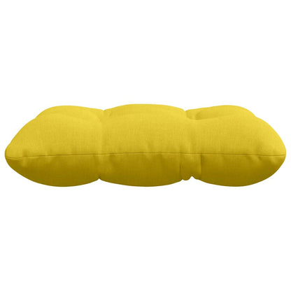 Sitzkissen 4 pcs Helles Gelb 40 x 40 x 12 cm Stoff