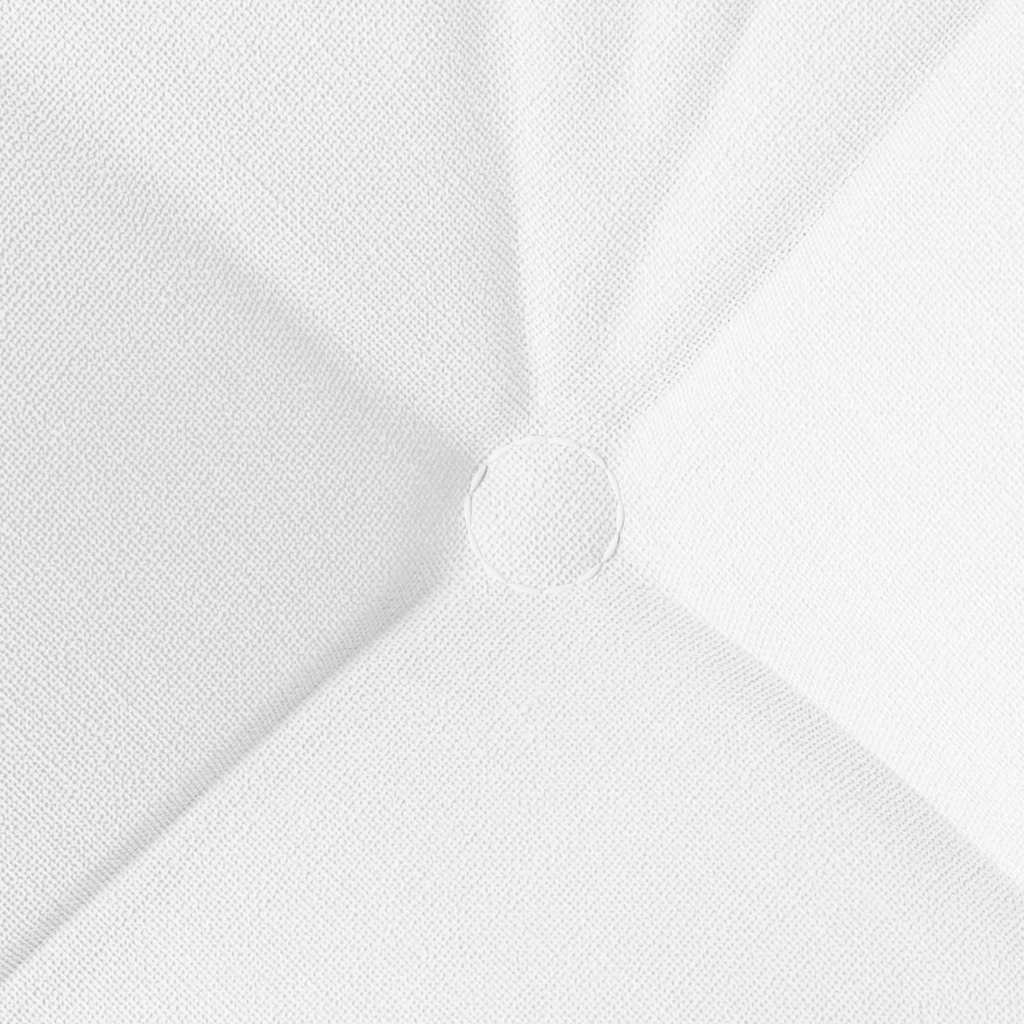 Sitzkissen 4 pcs Weiß 40 x 40 x 12 cm Stoff
