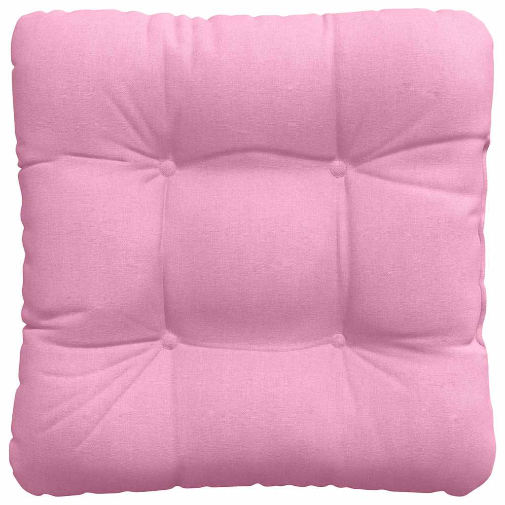 Sitzkissen 4 pcs Rosa 40 x 40 x 12 cm Stoff