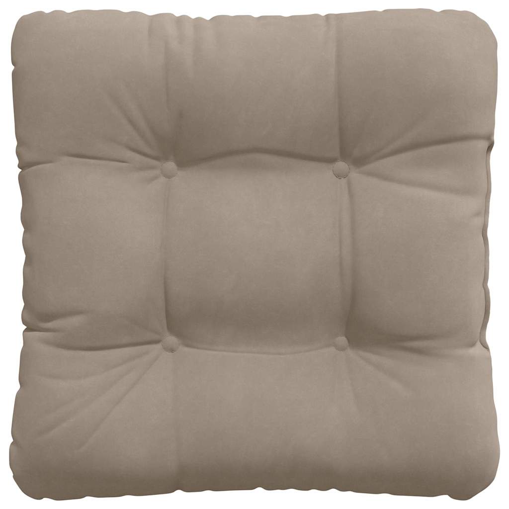 Sitzkissen 4 pcs Taupe 40 x 40 cm Mikrofaserstoff