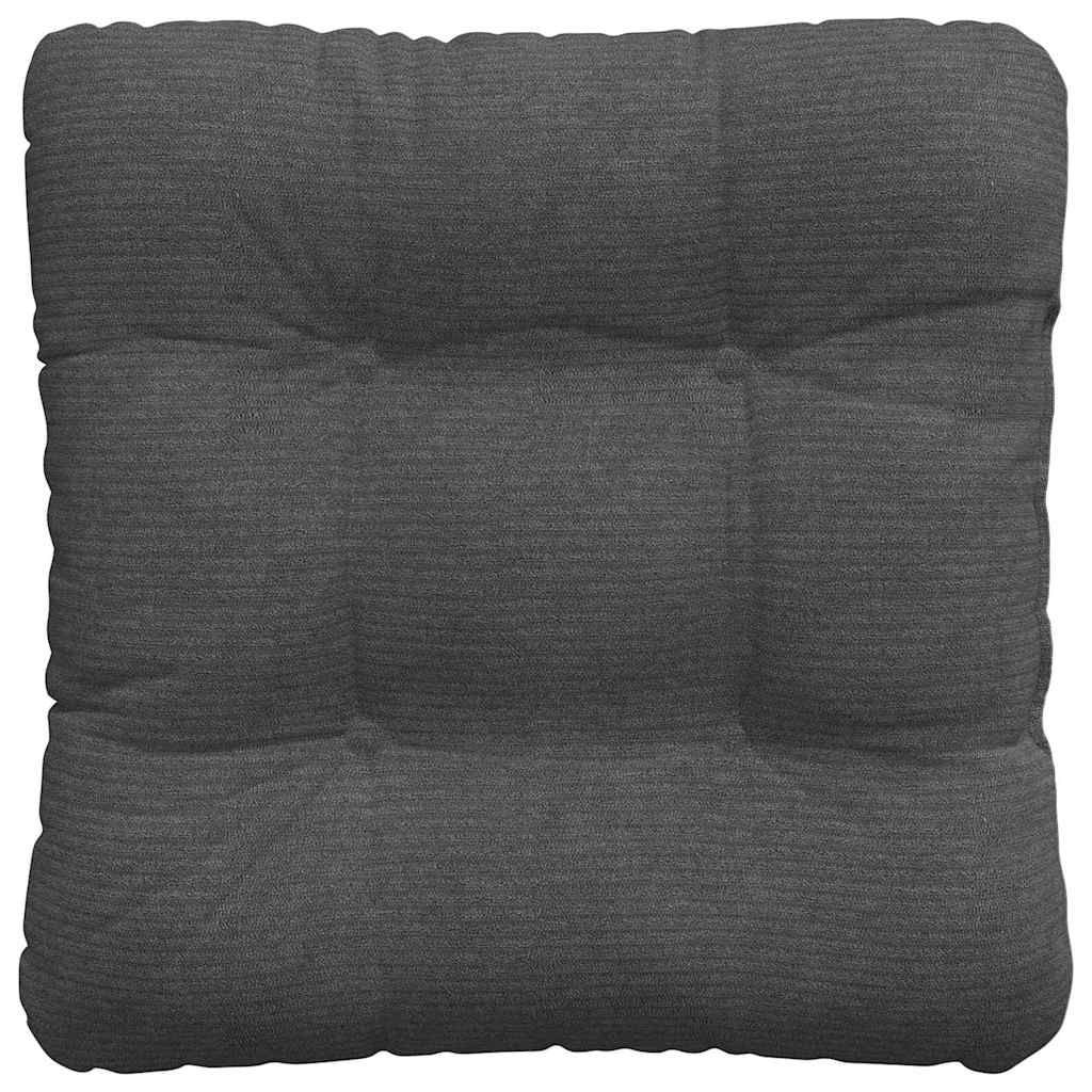 Sitzkissen 4 pcs Dunkelgrau 40 x 40 cm Cordstoff