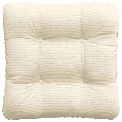Sitzkissen 4 pcs Creme 40 x 40 cm Cordstoff