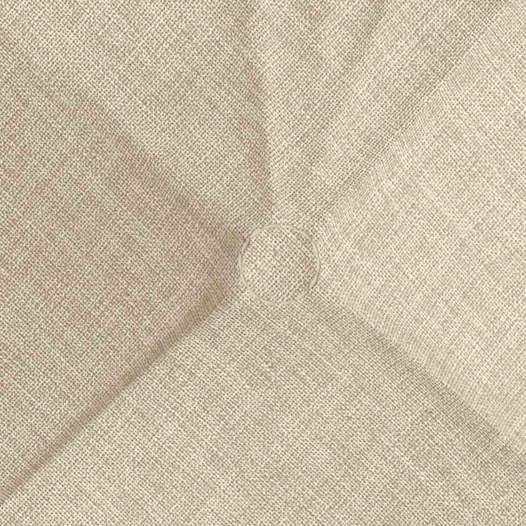 Sitzkissen 4 pcs Creme 45 x 45 x 12 cm Stoff