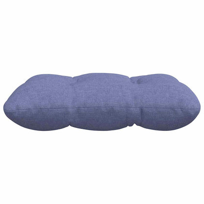 Sitzkissen 4 pcs Jeans blau 45 x 45 x 12 cm Stoff