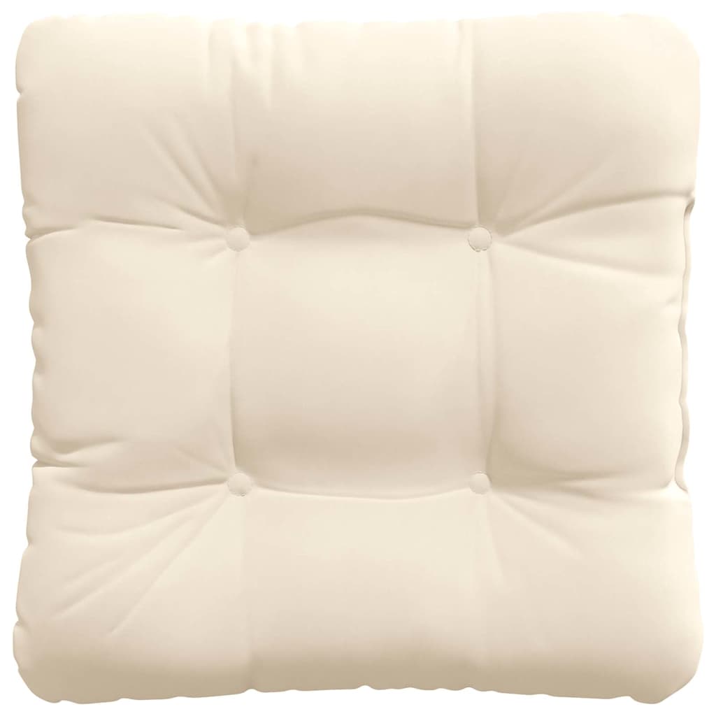 Sitzkissen 4 pcs Beige 45 x 45 cm Mikrofaserstoff