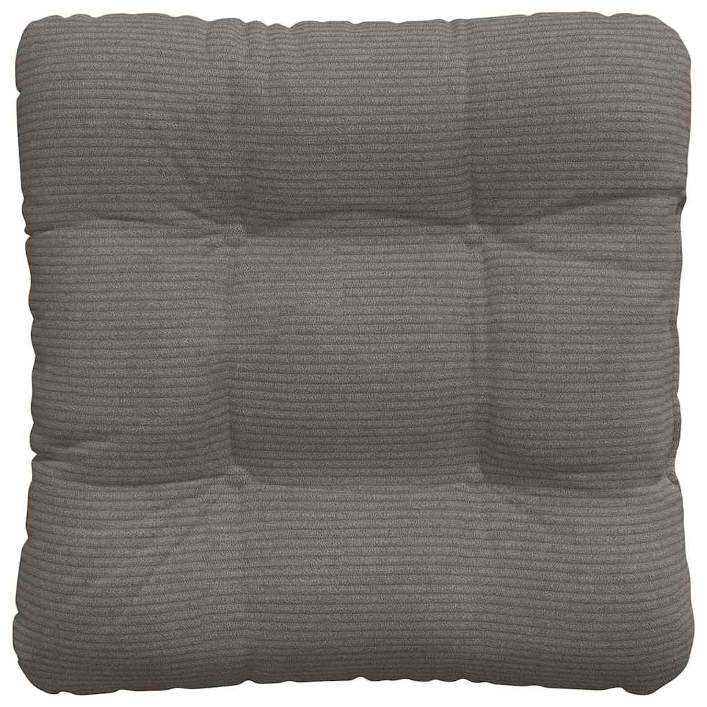 Sitzkissen 4 pcs Hellgrau 45 x 45 cm Cordstoff