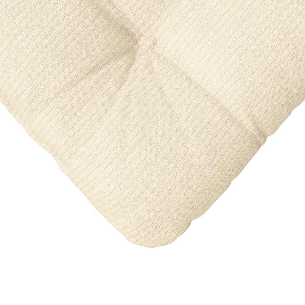 Sitzkissen 4 pcs Creme 45 x 45 cm Cordstoff
