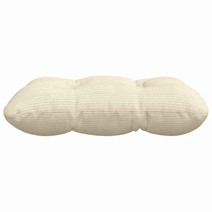 Sitzkissen 4 pcs Creme 45 x 45 cm Cordstoff