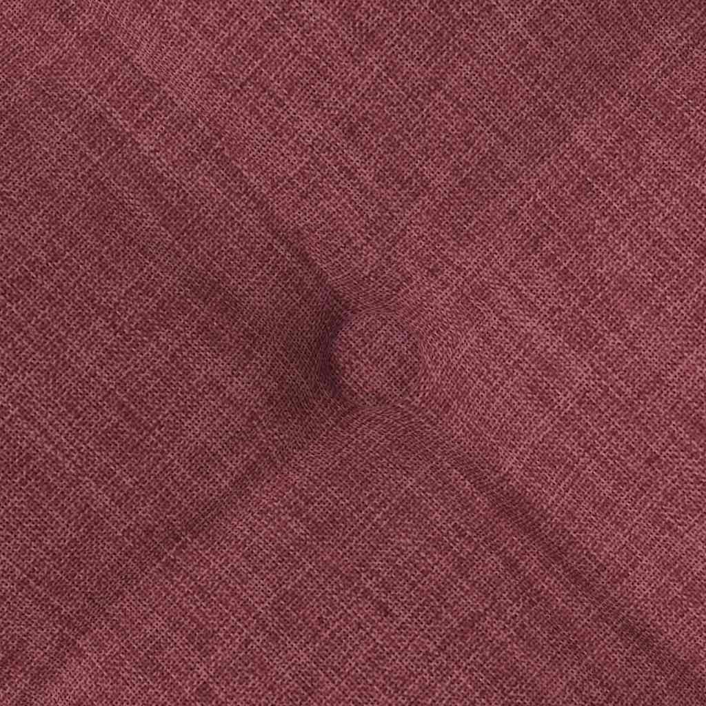 Sitzkissen 2 pcs Weinrot 40 x 40 x 6 cm Stoff