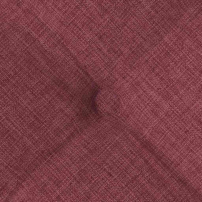 Sitzkissen 2 pcs Weinrot 40 x 40 x 6 cm Stoff