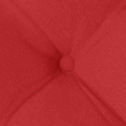 Sitzkissen 2 pcs Rot 40 x 40 x 6 cm Stoff