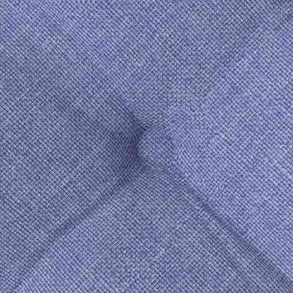 Sitzkissen 2 pcs Jeans blau 40 x 40 x 6 cm Stoff