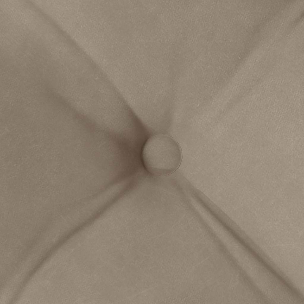 Sitzkissen 4 pcs Taupe 40 x 40 x 6 cm Mikrofaser