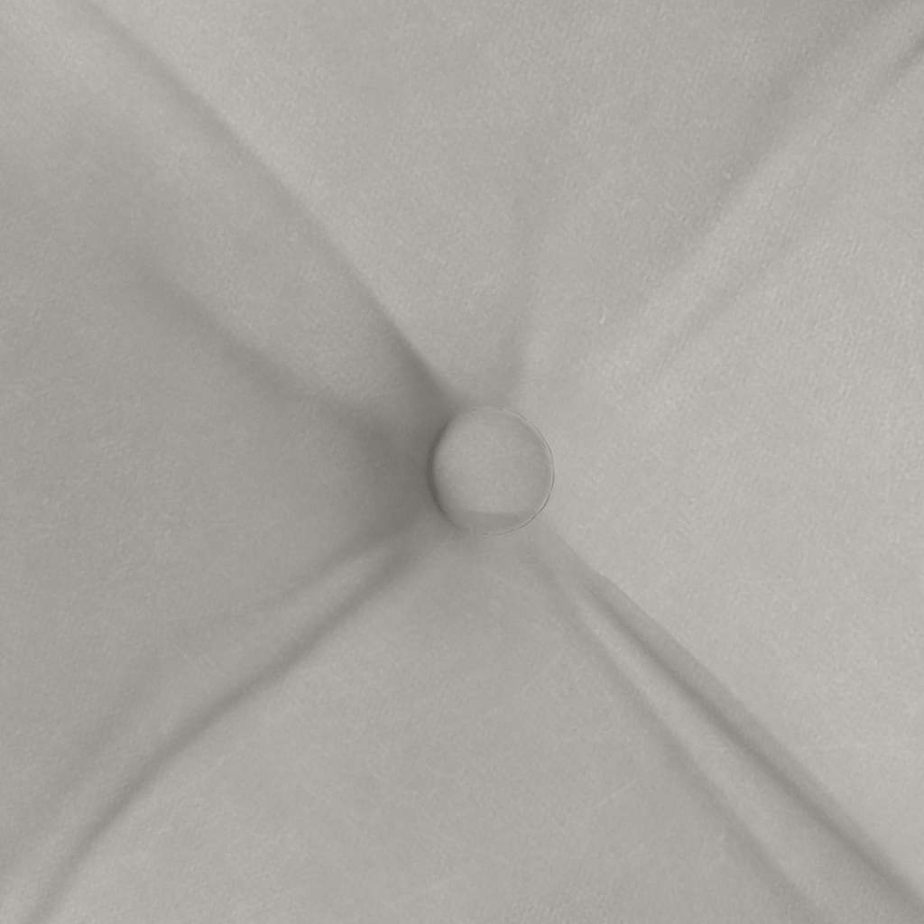 Sitzkissen 4 pcs Hellgrau 40 x 40 x 6 cm Mikrofaser