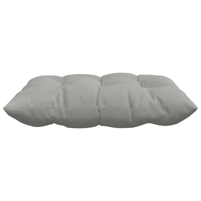 Sitzkissen 4 pcs Hellgrau 40 x 40 x 6 cm Mikrofaser