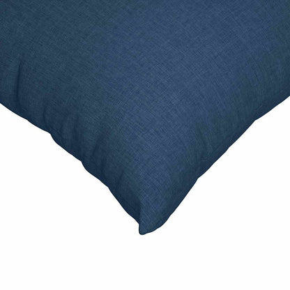 Sofakissen 2 pcs Blau 50 x 30 cm Stoff