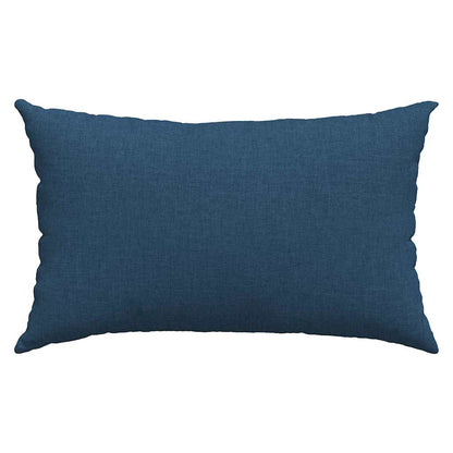 Sofakissen 2 pcs Blau 50 x 30 cm Stoff