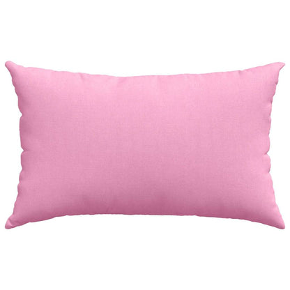 Sofakissen 2 pcs Rosa 50 x 30 cm Stoff