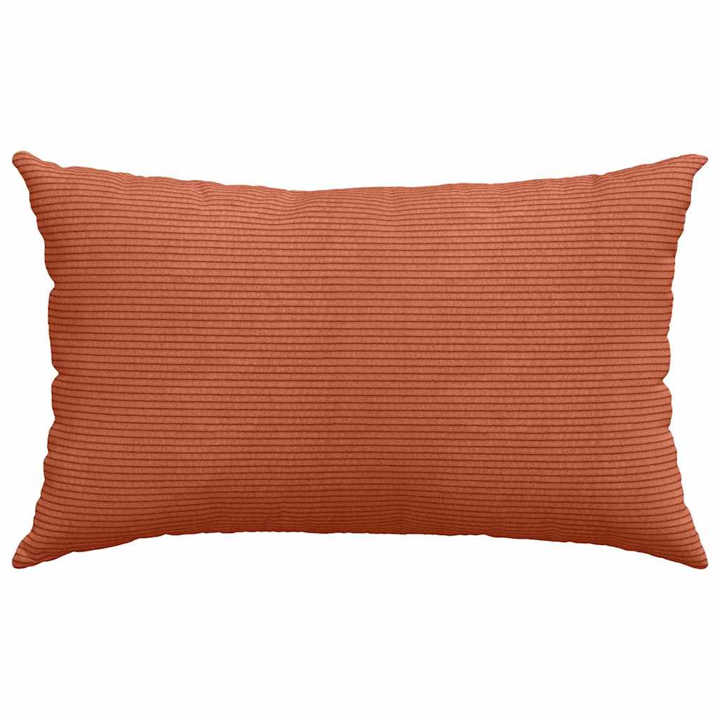 Sofakissen 2 pcs Rot-Orange 50 x 30 cm Cordstoff