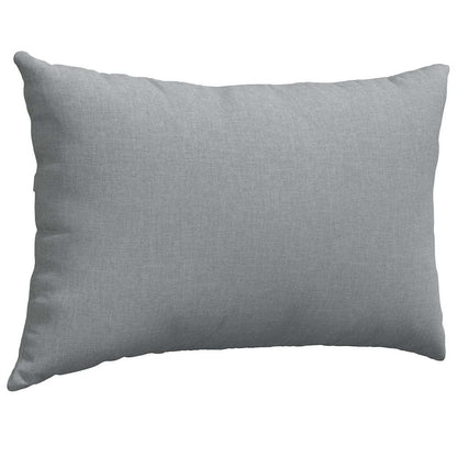 Sofakissen 2 pcs Hellgrau 60 x 40 cm Stoff