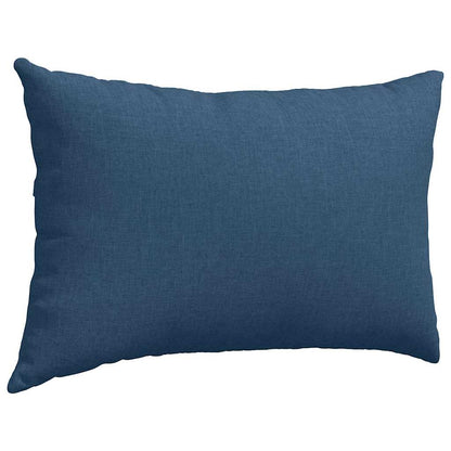 Sofakissen 2 pcs Blau 60 x 40 cm Stoff