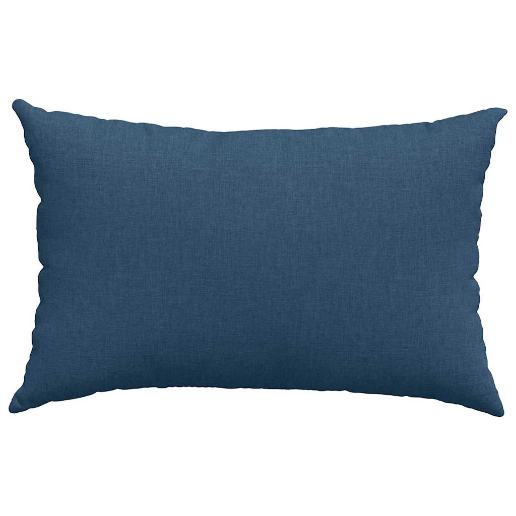 Sofakissen 2 pcs Blau 60 x 40 cm Stoff