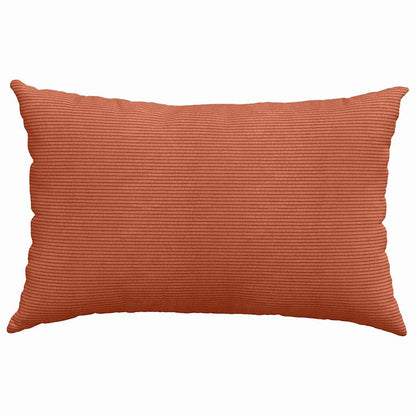 Sofakissen 2 pcs Rot-Orange 60 x 40 cm Cordstoff