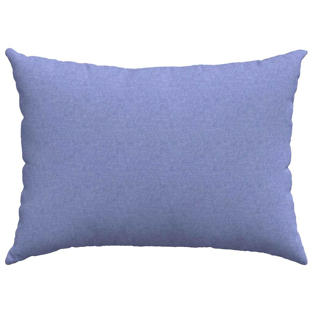 Sofakissen 2 pcs Blau 70 x 50 cm Stoff