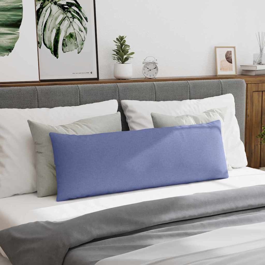 Sofakissen 2 pcs Blau 120 x 40 cm Stoff