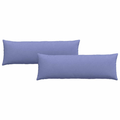 Sofakissen 2 pcs Blau 120 x 40 cm Stoff
