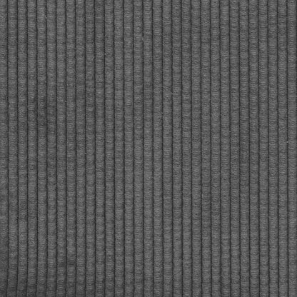 Sofakissen 2 pcs Dunkelgrau 120 x 40 cm Cordstoff