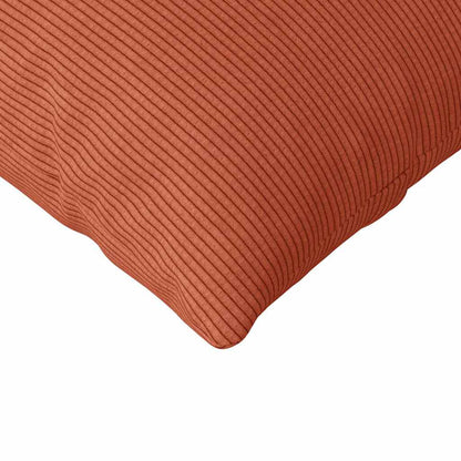 Sofakissen 2 pcs Rot-Orange 120 x 40 cm Cordstoff