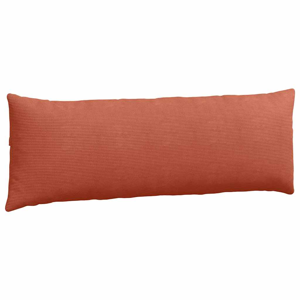 Sofakissen 2 pcs Rot-Orange 120 x 40 cm Cordstoff