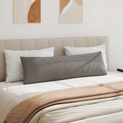 Sofakissen 2 pcs Taupe 145 x 40 cm Stoff