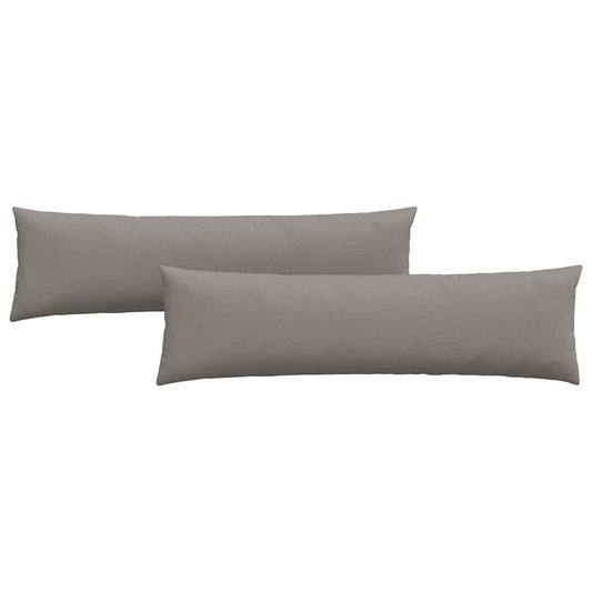 Sofakissen 2 pcs Taupe 145 x 40 cm Stoff