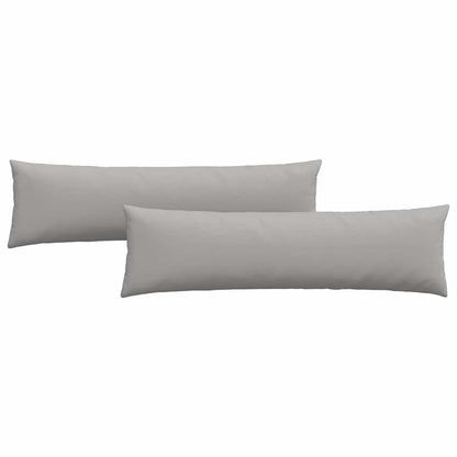 Sofakissen 2 pcs Grau 145 x 40 cm Stoff
