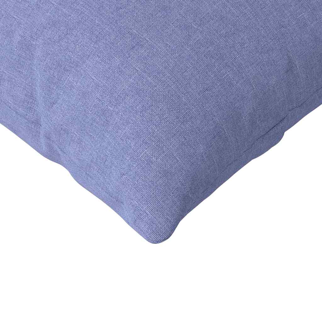 Sofakissen 2 pcs Blau 200 x 40 cm Stoff