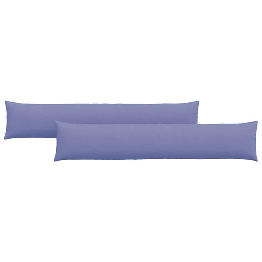 Sofakissen 2 pcs Blau 200 x 40 cm Stoff