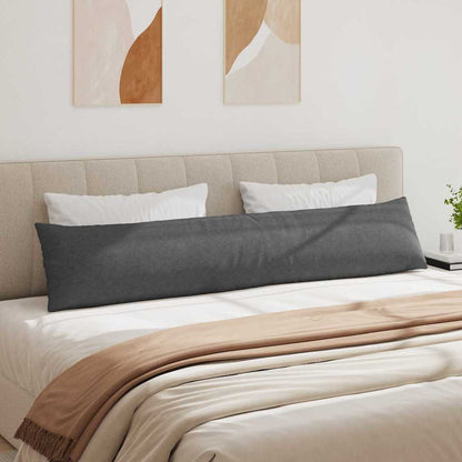 Sofakissen 2 pcs Dunkelgrau 200 x 40 cm Cordstoff