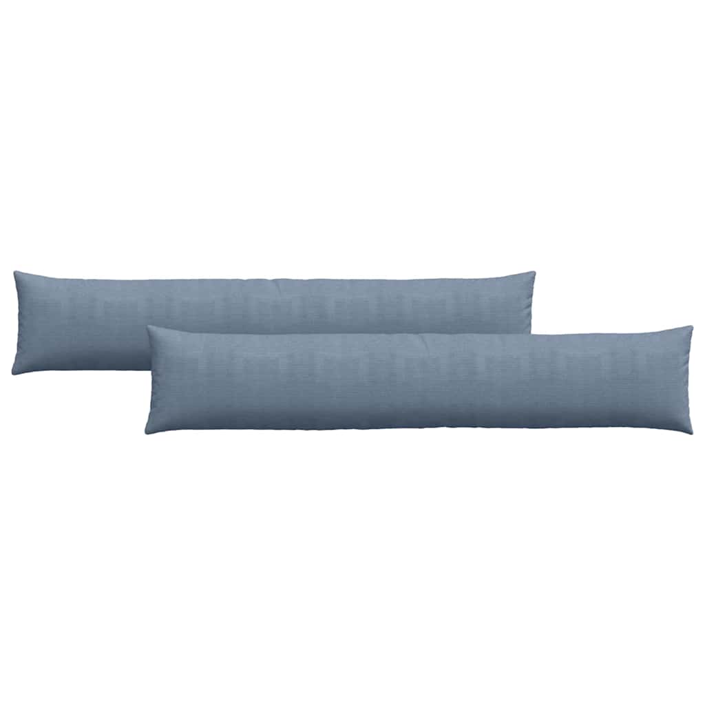 Sofakissen 2 pcs Blau 200 x 40 cm Cordstoff