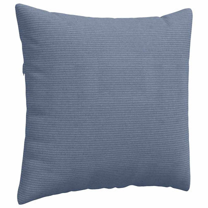Sofakissen 2 pcs Blau 45 x 45 cm Cordstoff
