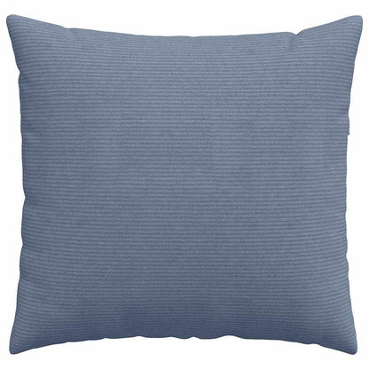 Sofakissen 2 pcs Blau 45 x 45 cm Cordstoff
