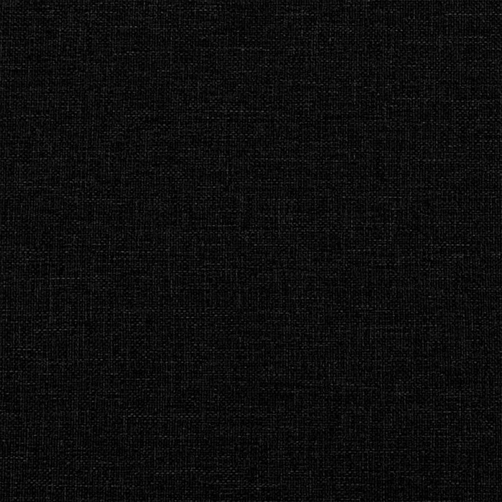 Sofakissen 2 pcs Schwarz 50 x 50 cm Stoff