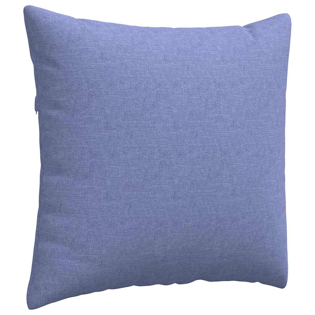 Sofakissen 2 pcs Blau 50 x 50 cm Stoff