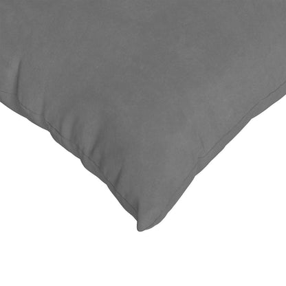 Sofakissen 2 pcs Dunkelgrau 50 x 50 cm Stoff