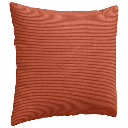 Sofakissen 2 pcs Rot-Orange 50 x 50 cm Cordstoff