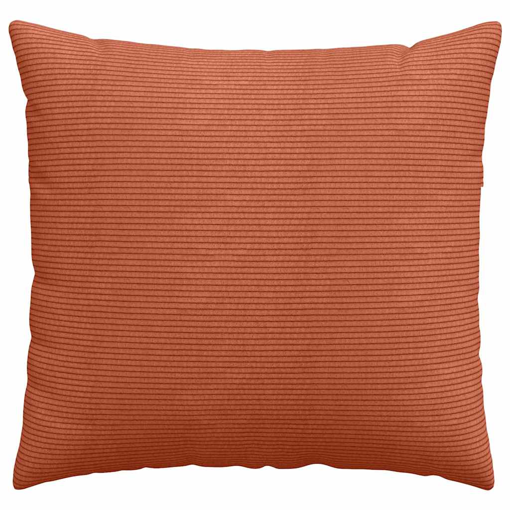 Sofakissen 2 pcs Rot-Orange 50 x 50 cm Cordstoff